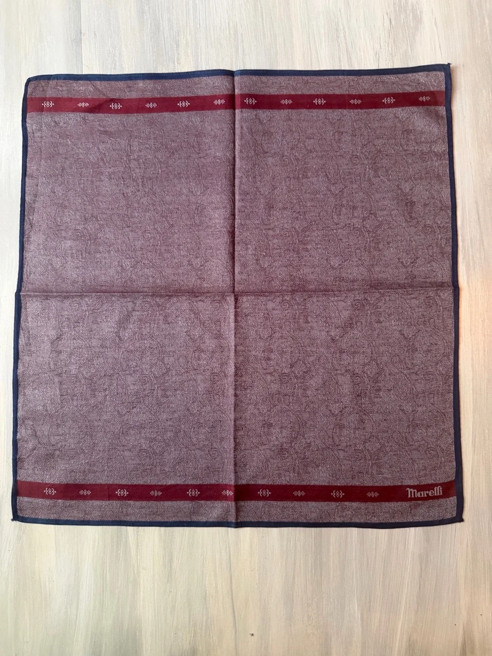 Marelli Italian Paisley Pocket Square Handkerchief Scarf Bandana Neckerchief
